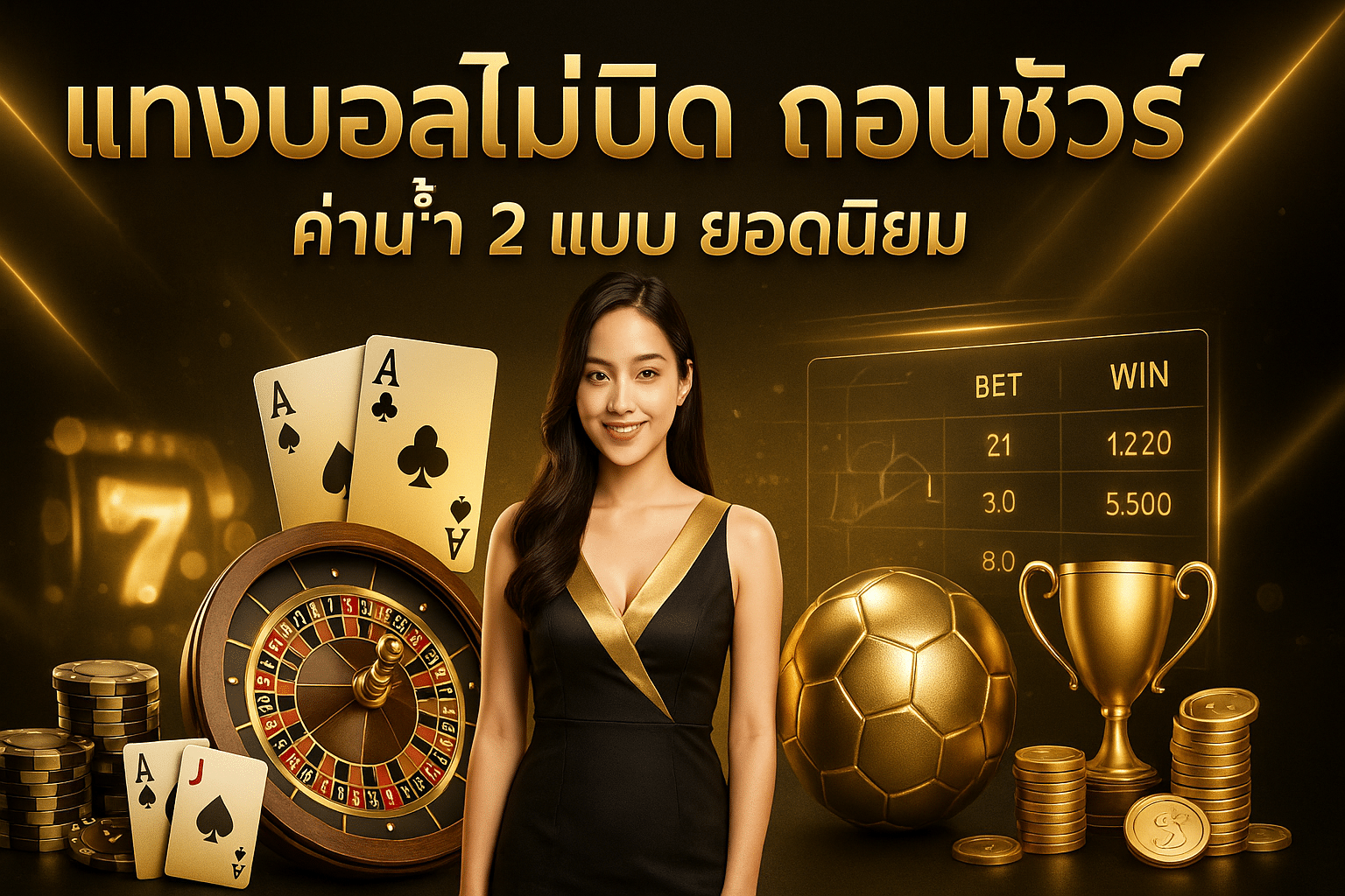 แทงบอลไม่บิด ถอนชัวร์