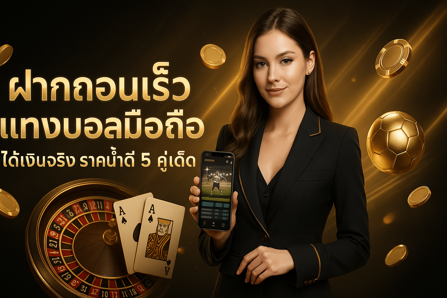 ฝากถอนเร็ว แทงบอลมือถือ
